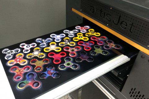 Impresión UV Led directa en fidget spinners